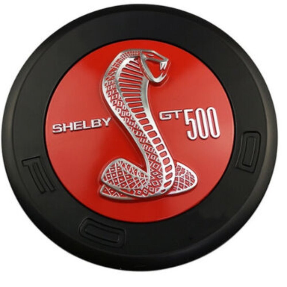 Ford Mustang 500 GT Shelby Cobra SVT Emblem GT500 Red Black TRUNK DECK LID